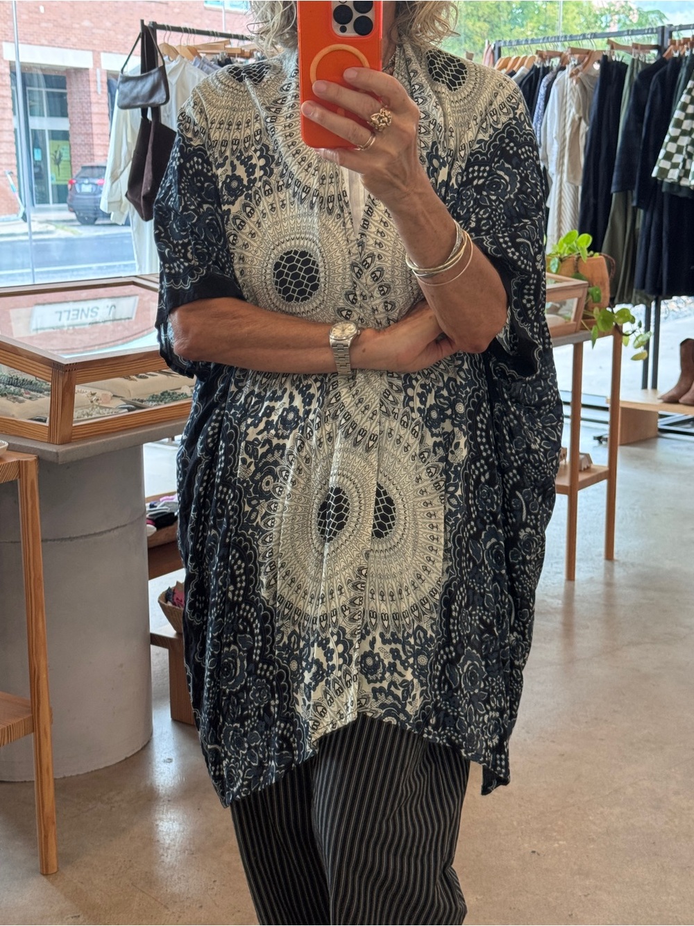 Lotus & Luna Mandala Kimono OS